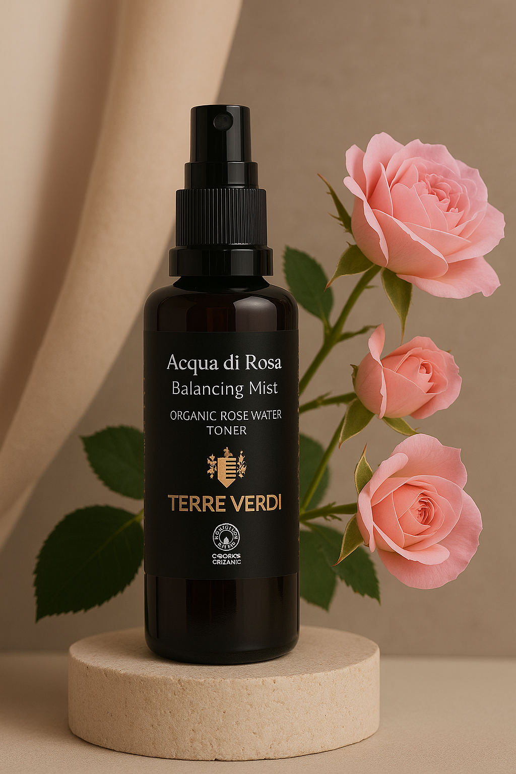 Acqua di Rosa Balancing Mist | Organic Rose Water Toner for Hydration & Glow