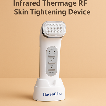 HavenGlow RF Thermage Facial Tightening Device | Infrared Skin Lifting & Collagen Booster