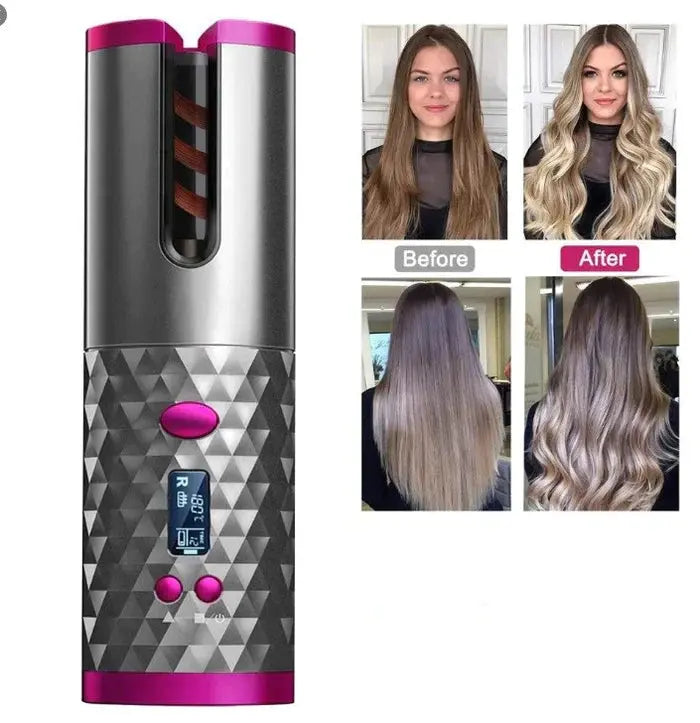 Portable Hair Curler | HavenGlow Automatic Curling Iron for Easy Styling Storesbybeckett.com