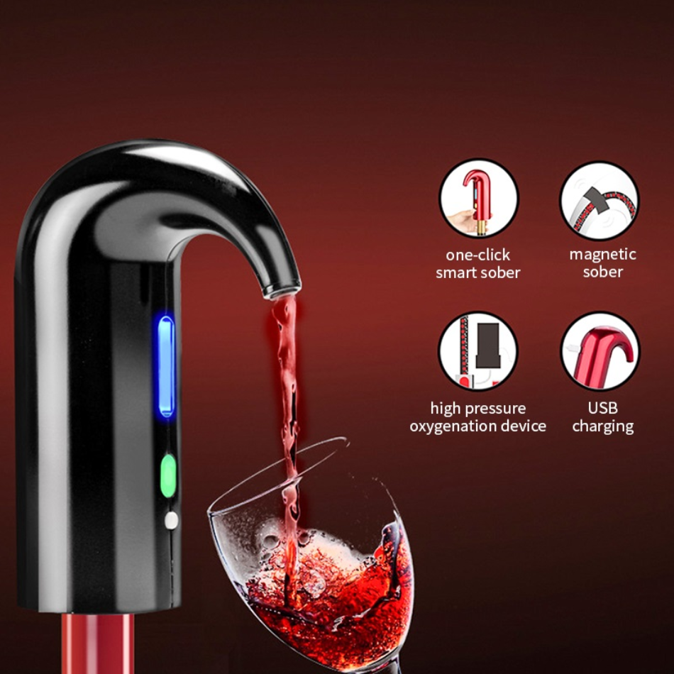 Electric Wine Pump | Easy Pour & No-Spill Wine Dispenser | HavenGlow Beckett