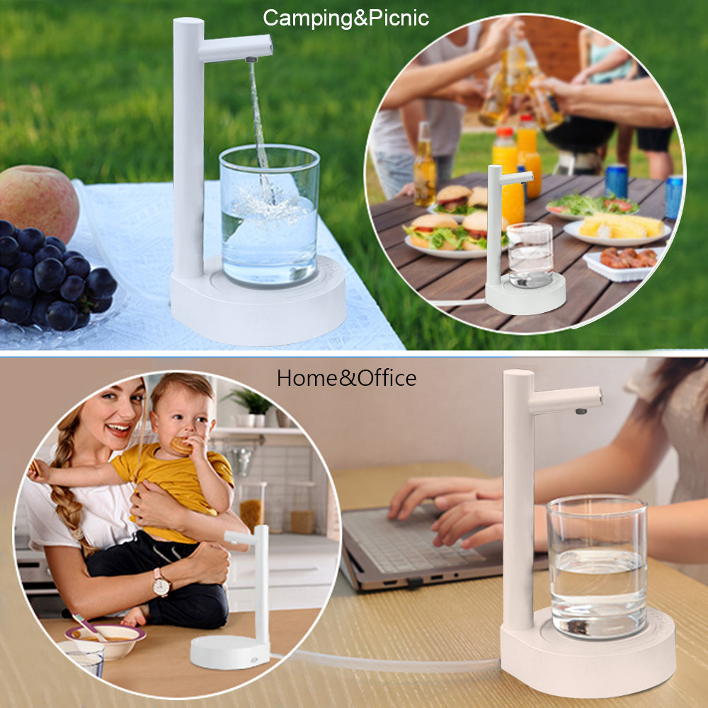 Rechargeable Desktop Water Dispenser | Portable Electric Pump | HavenGlow Beckett