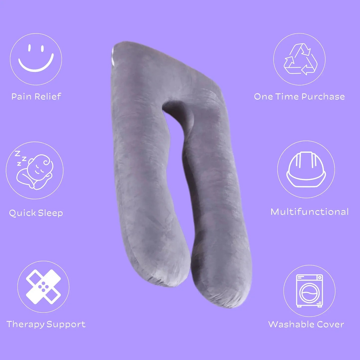 Sleep Therapy Pillow | HavenGlow Support Pillow for Better Rest Storesbybeckett.com