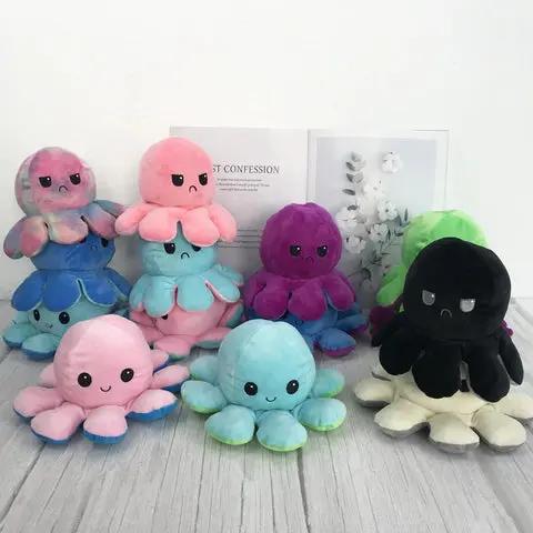 Reversible Octopus Plushie | Happy & Sad Mood Toy | HavenGlow Beckett