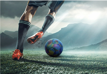 Reflective Football | Glow-in-the-Dark Soccer Ball by HavenGlow Beckett