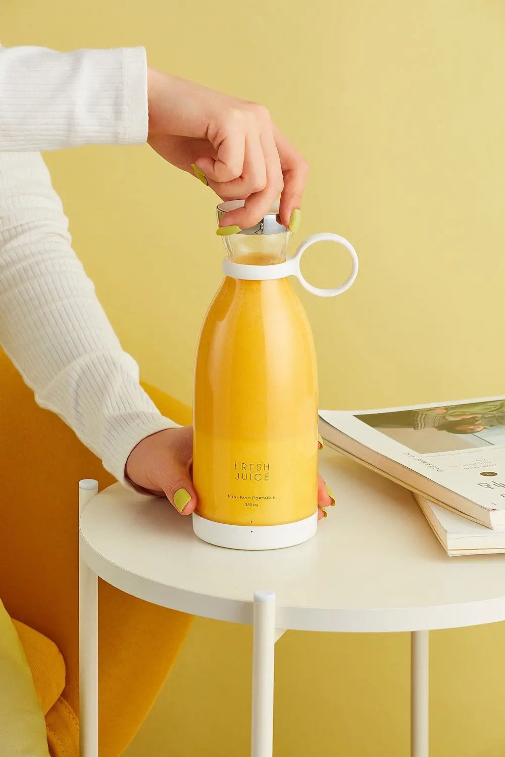 Portable Blender Bottle | HavenGlow Smoothie & Juice Maker Storesbybeckett.com