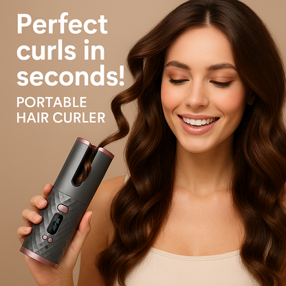 Portable Hair Curler | HavenGlow Automatic Curling Iron for Easy Styling