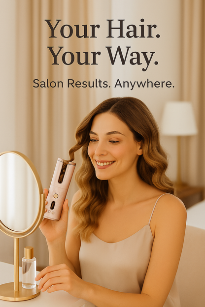Portable Hair Curler | HavenGlow Automatic Curling Iron for Easy Styling
